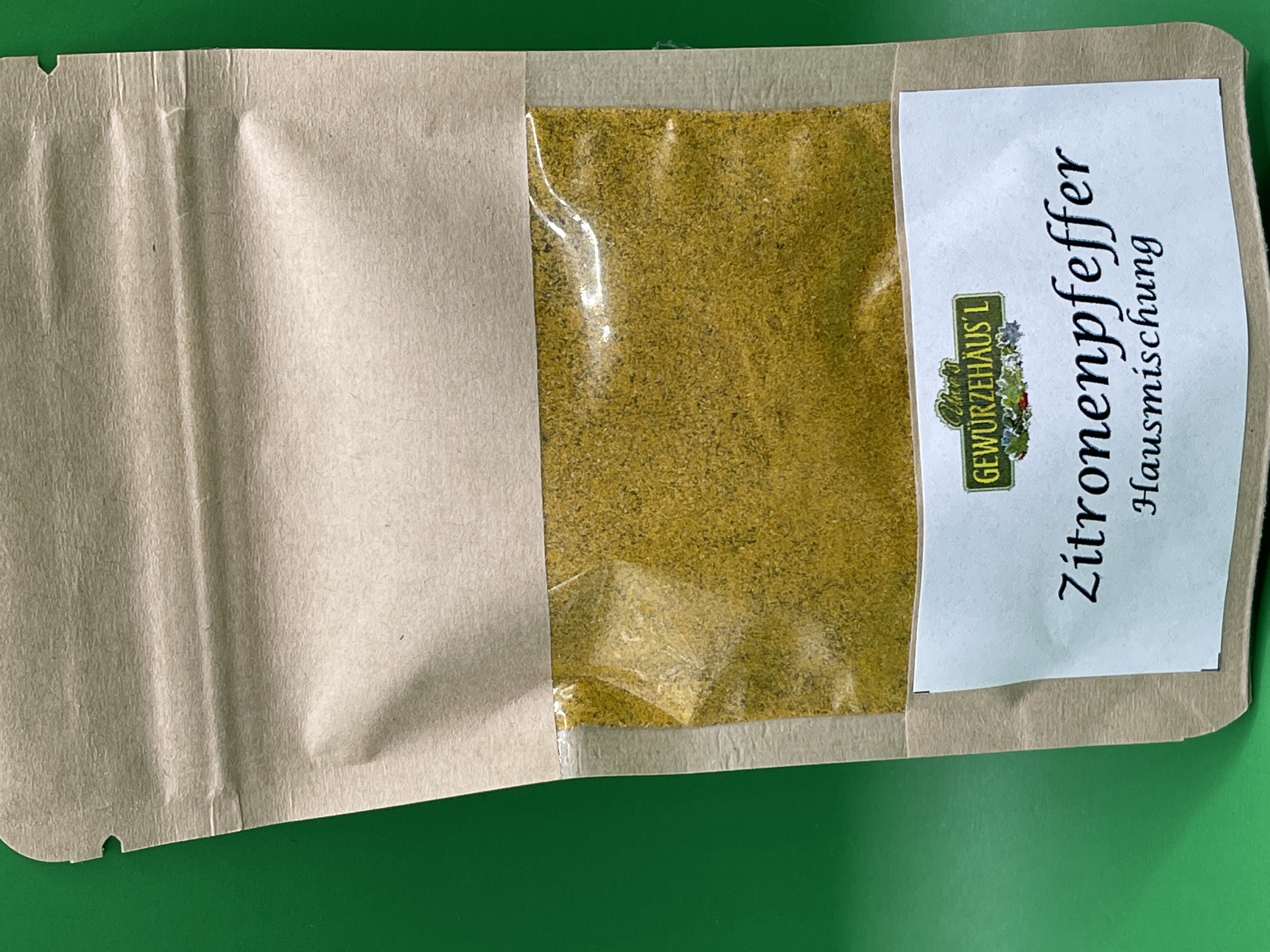 Zitronenpfeffer Gewürzmischung Schwarzer Pfeffer, Zitronenschalen (unbehandelt) Curcuma 40g