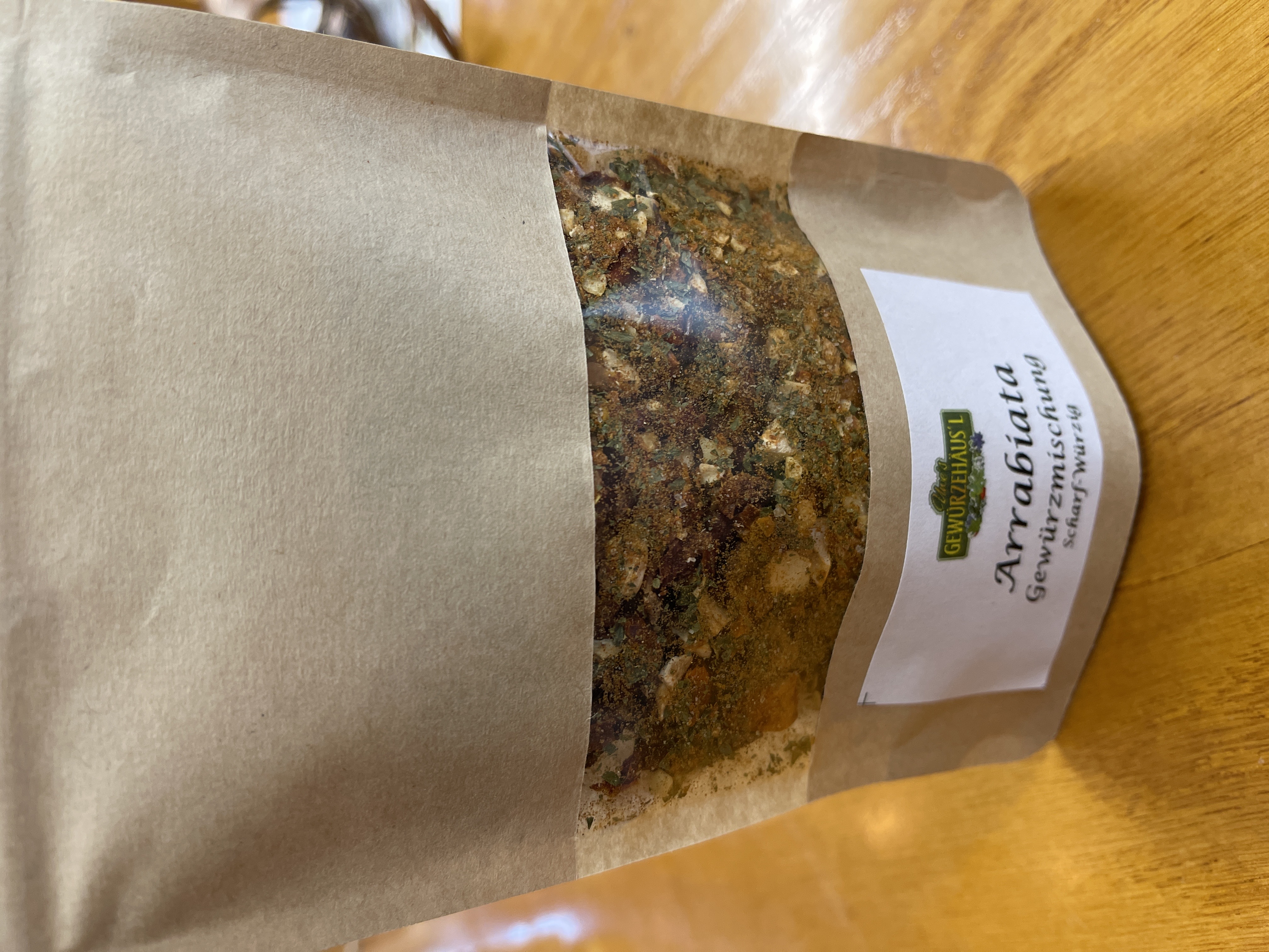 Arrabiata Gewürz 60g Beutel scharf würzig Gewürzmischung
